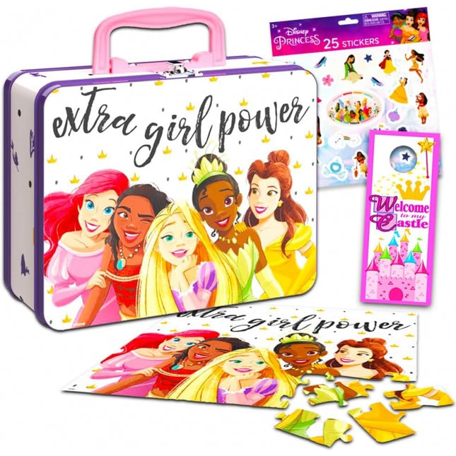 PUZZLE LONCHERA METALICA PRINCESAS