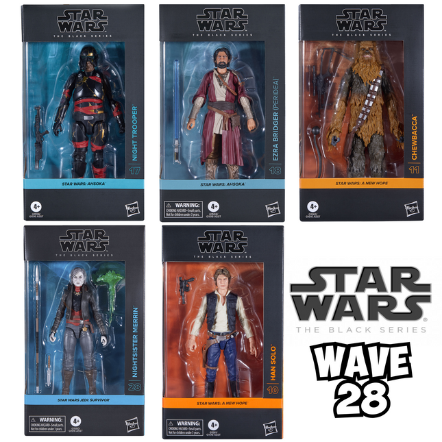 SW S3 BLACK SERIES 6 IN FIGURES 3 PERSONAJES SURTIDOS