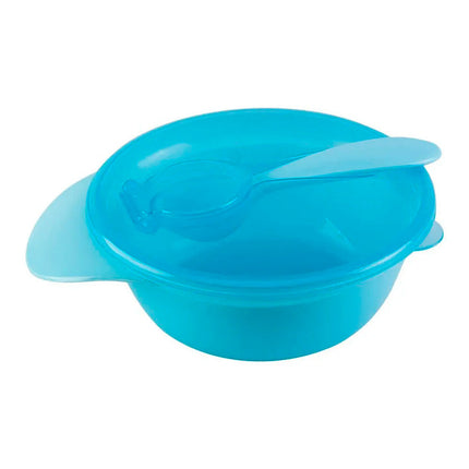 Bowl para Viajes con Cuchara Azul