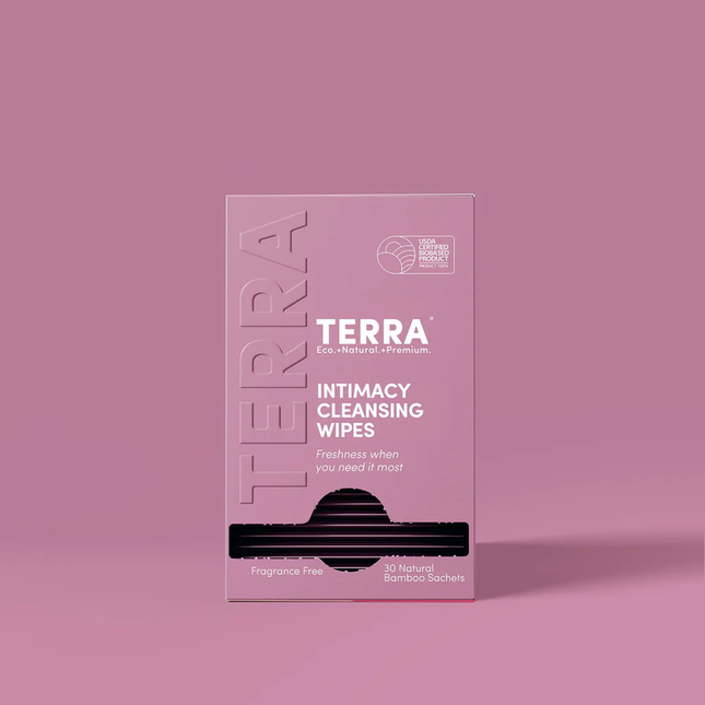 Terra Convenience Wipes Intimacy Cleansing