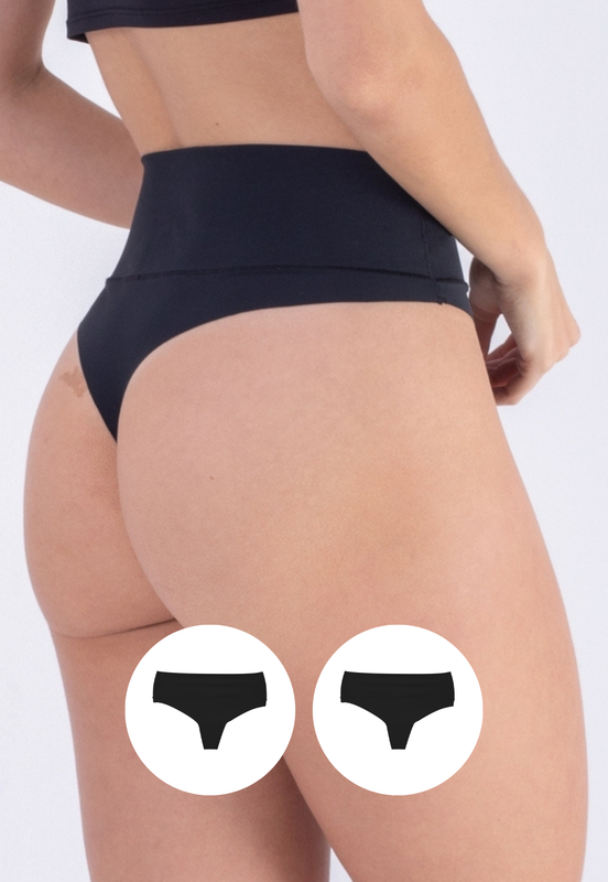COLALESS  ALTO INVISIBLE CONTROL ABDOMEN S NEGRO