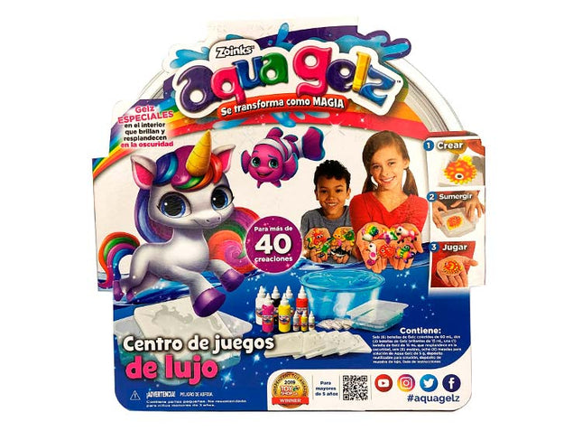 AQUA GELZ PLAYSET CON GLITTER