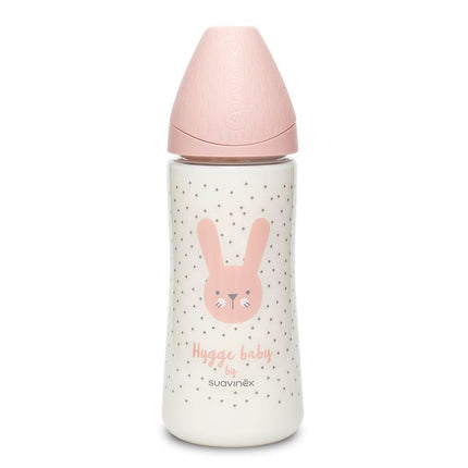 MAMADERA 360 ML TETINA REDONDA SILICONA HYGGE RABBIT RS