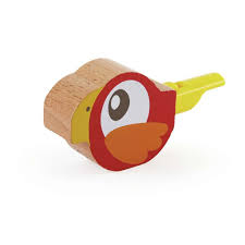Red Bird-Call Whistle