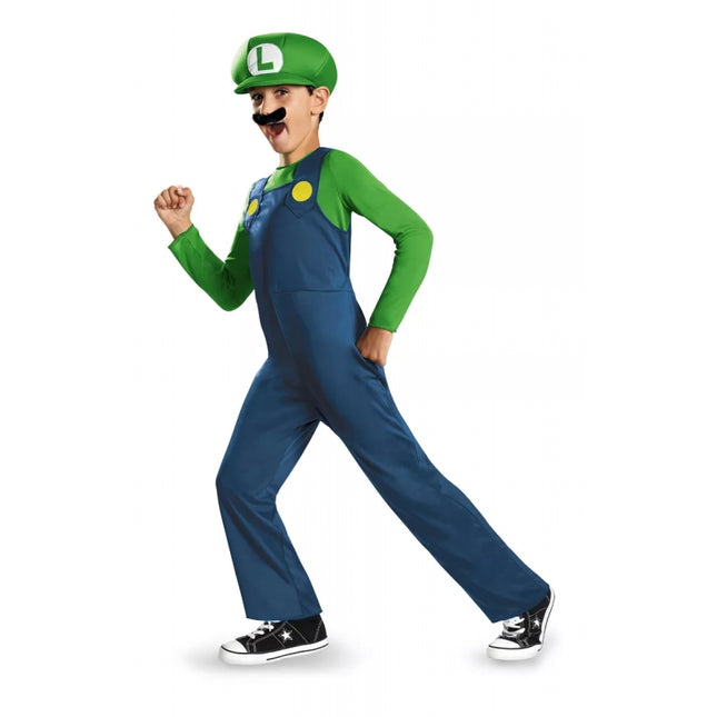 Disfraz de Luigi de Nintendo Super Mario Bros Talla S
