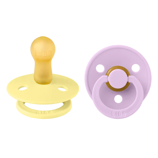 PACK 2 CHUPETES BIBS CAUCHO 6-18 MESES SUNSHINE / VIOLET SKY