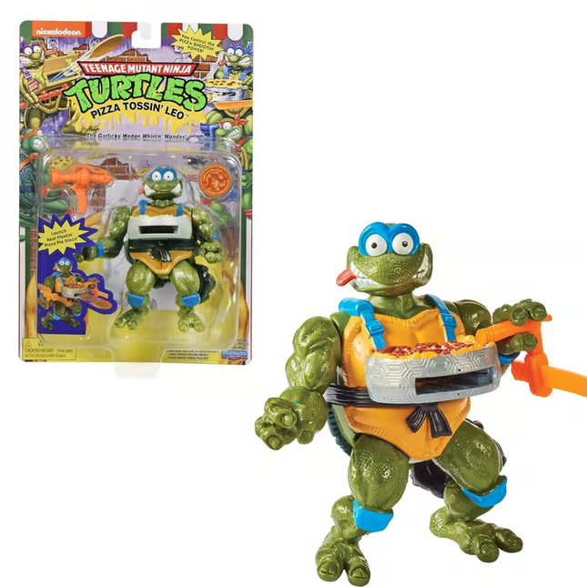 TMNT CLASICO FIGURAS LANZANDO PIZZA ASST.