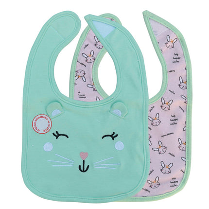 SET DE 2 BABEROS TOALLA NIÑA V