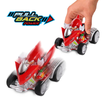 AUTO PULL BACK 15 CM SONIC - KNUCKLES