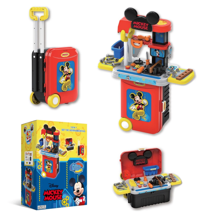 MICKEY SUPER MALETA 3 EN 1 /HERRAMIENTAS