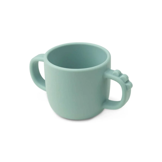 Taza con 2 asas Peekaboo Croco Azul
