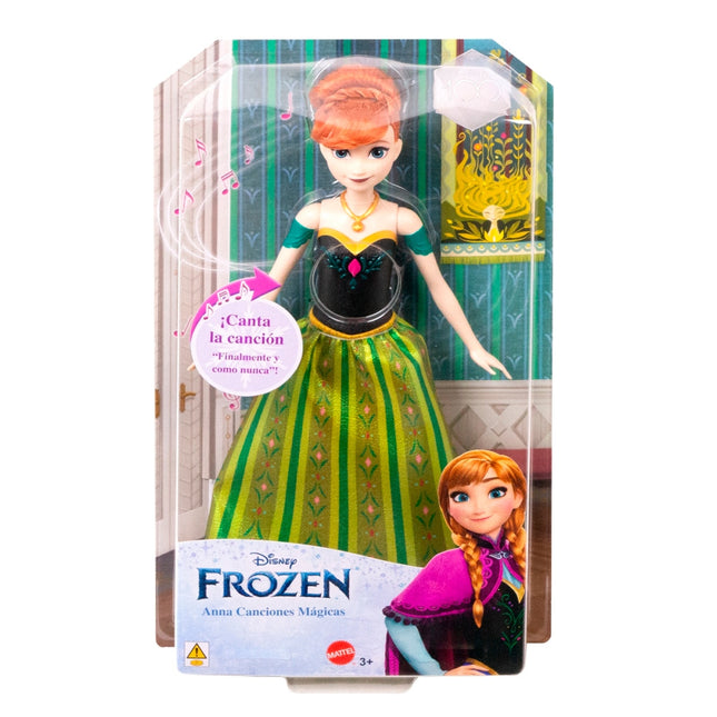 Disney Frozen Muñeca Anna Canciones Magicas Español