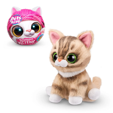 PELUCHE GATO ENAMORADO EN HUEVO PETS ALIVE