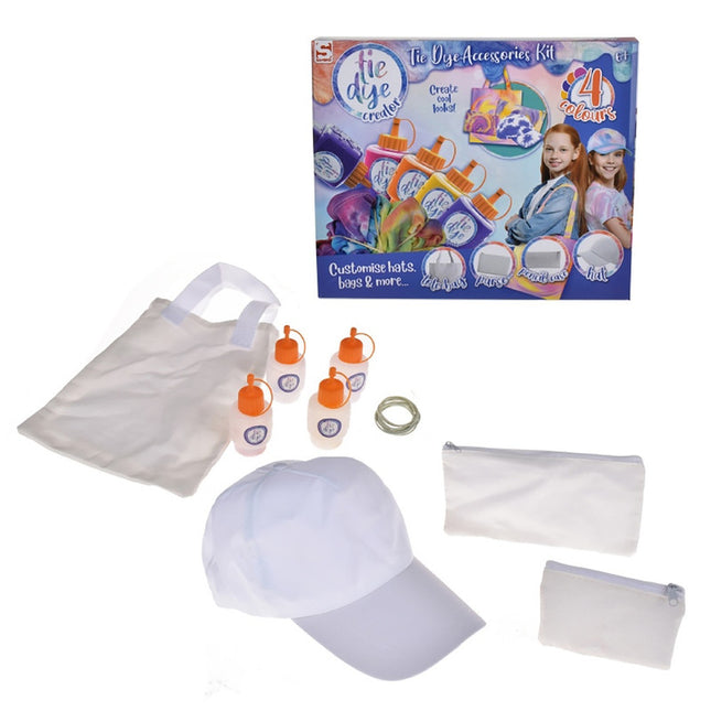 KIT TIE DYE PARA TE„IR QUE INCLUYE 4 ACCESORIOS