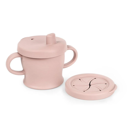 Taza de silicona 3 en 1 Haakaa Blush
