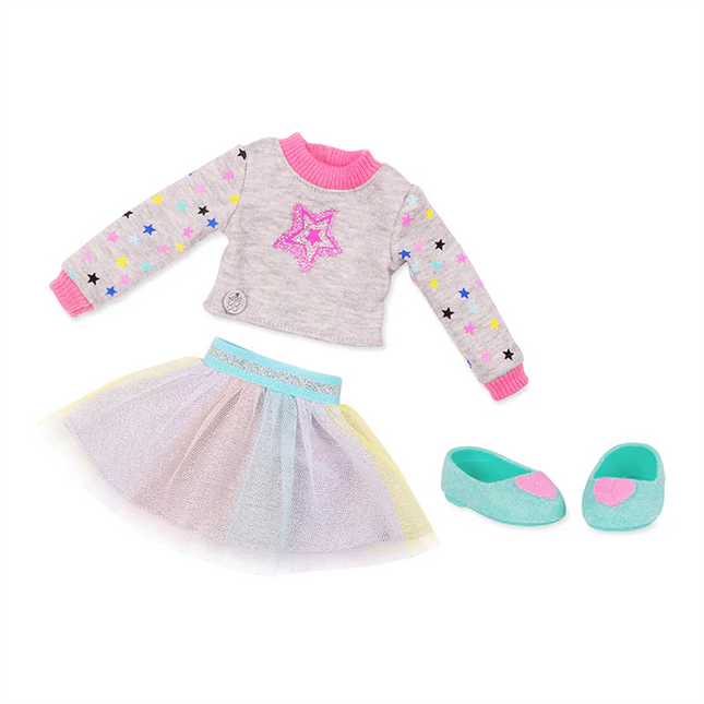 BA GLITTER GIRLS 50018 DOLL TULLE SKIRT Y SWEATER