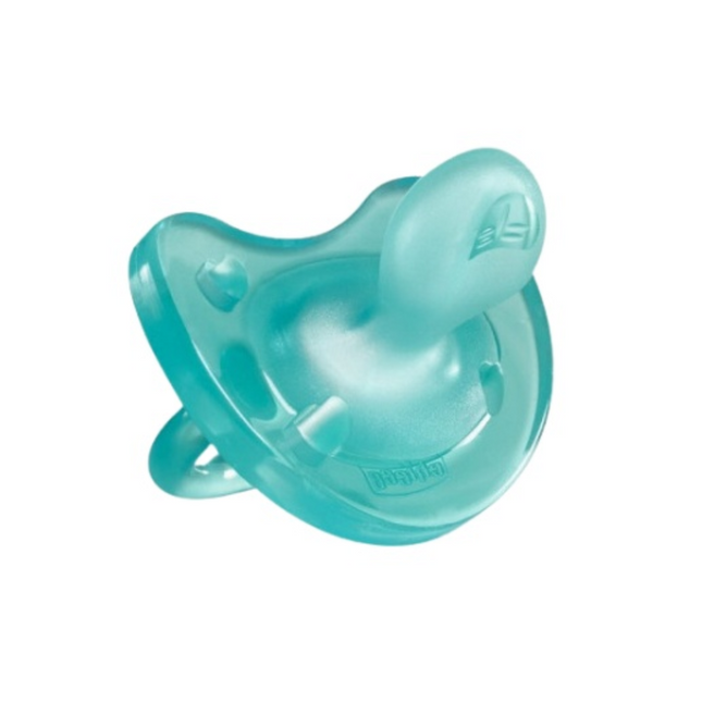 1 chupete de entretencion physiosoft 0-3meses azul