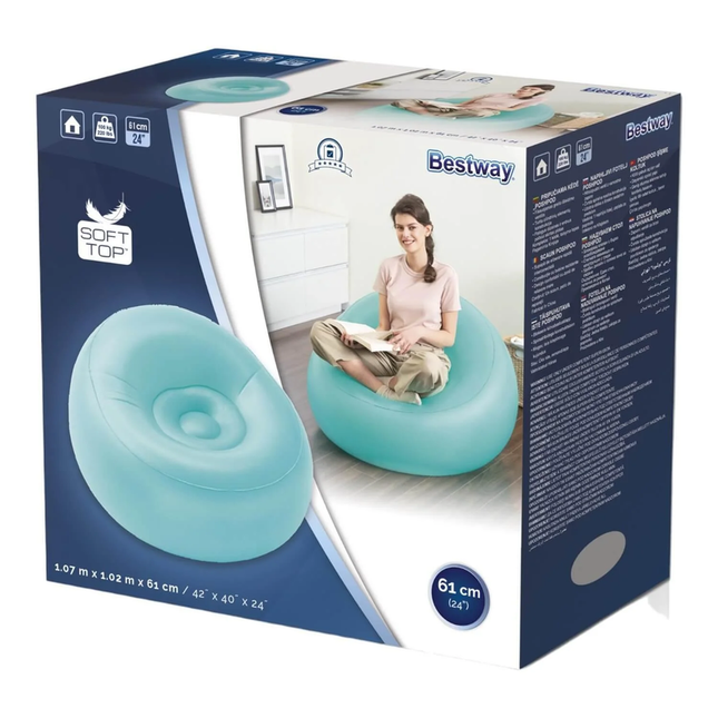 Sillón Inflable Poshpod 1.07M X 1.02M X 61Cm
