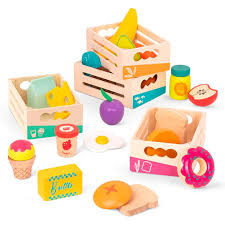 Set comida madera