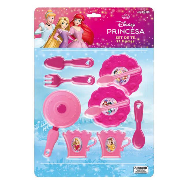 SET DE TE 11  PZAS EN BLISTER PRINCESAS DISNEY