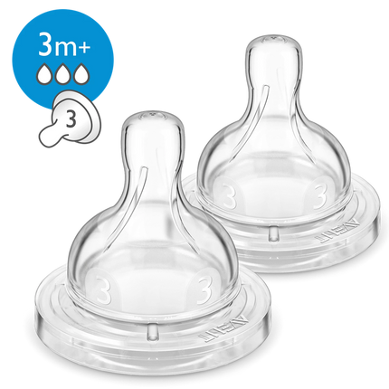 Tetina Anti-colic Flujo medio 2UN