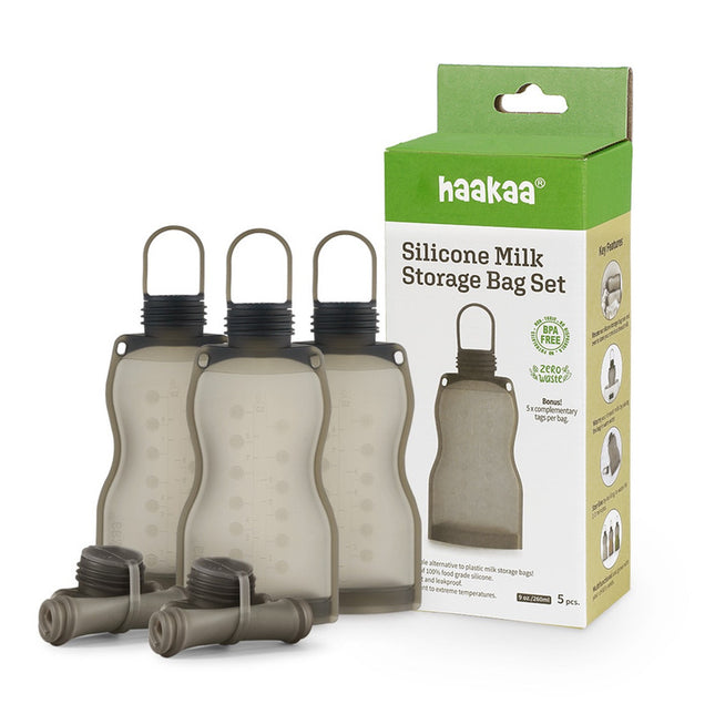 Set de bolsas de almacenamiento de silicón (260 ml)