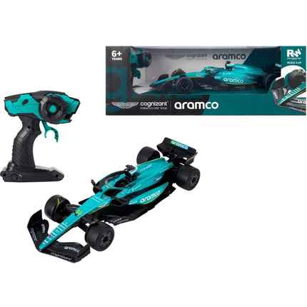 FORMULA UNO AUTO ESCALA 1:14 C/R ASTON MARTIN