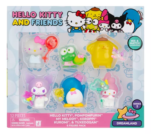 HELLO KITTY PACK DE 6 FIGURAS