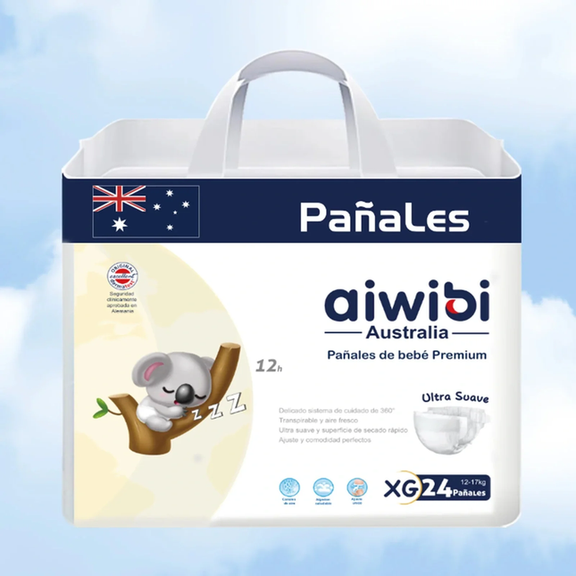 Pañal Aiwibi Premium  XG 24UN  12 -17 KG