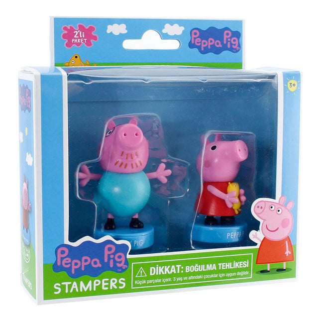 PEPPA PIG TIMBRES 2 UNIDADES