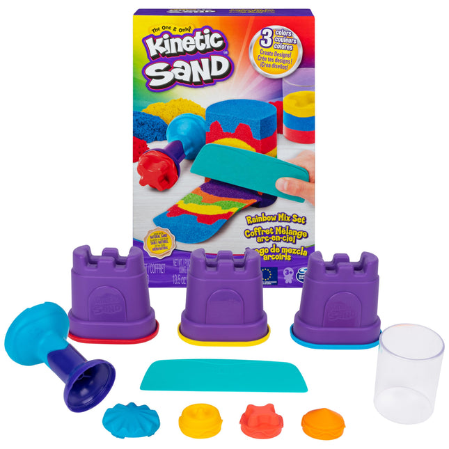 KINETIC SAND JUEGO DE MEZCLA ARCOIRIS