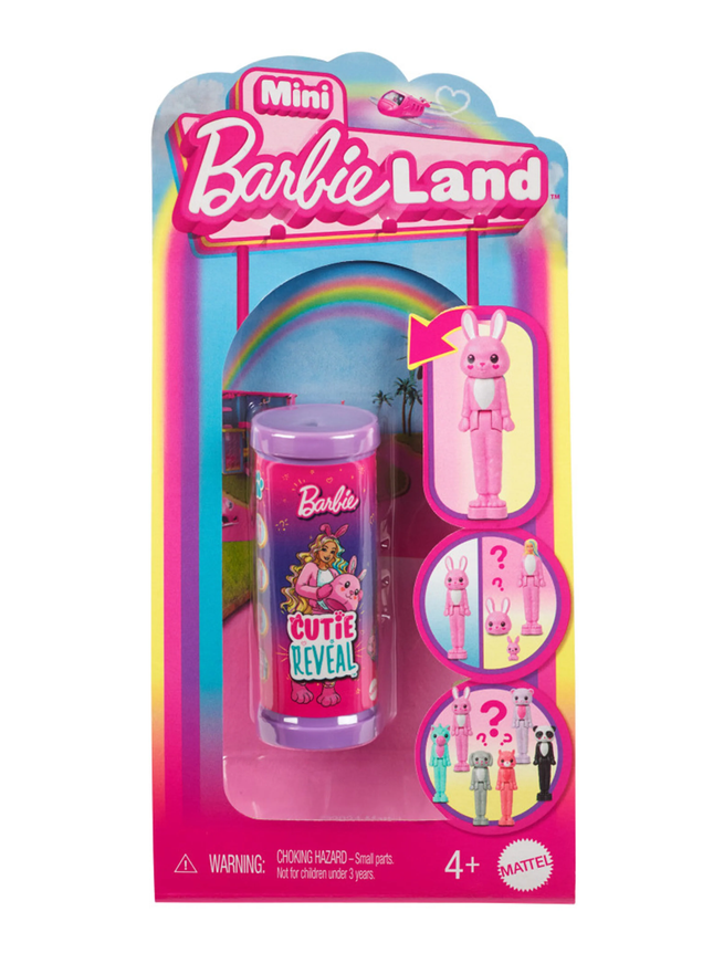 LAT BRB MINI BARBIELAND CUTIE REVEAL SERIES 1 ASST