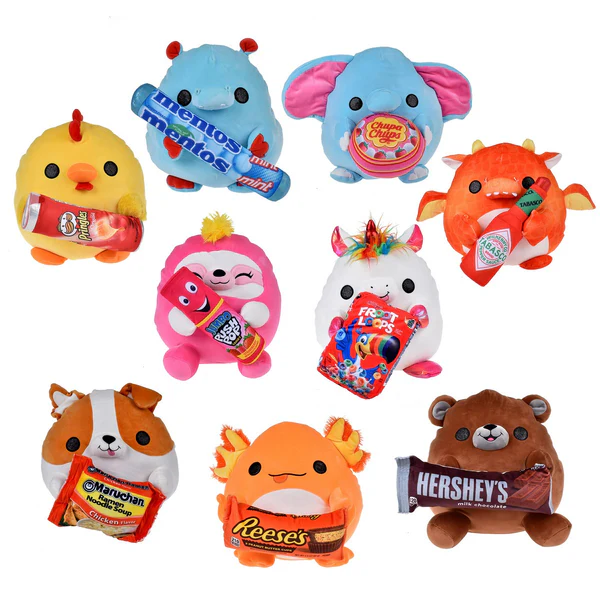 PELUCHE SNACKLES DE 35 CMS DE ZURU