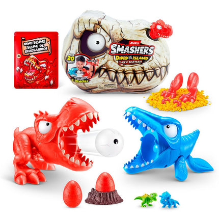 SET DE BATALLA T-REX SMASHERS DINO ISLAND ZURU