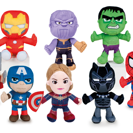 SURTIDO PELUCHES MARVEL 30 CM
