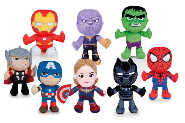 SURTIDO PELUCHES MARVEL 30 CM