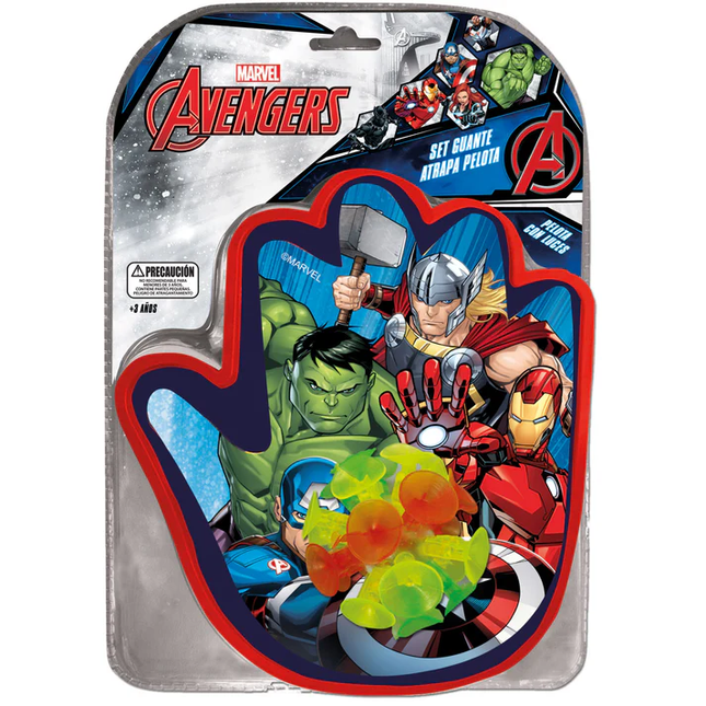 SET DE GUANTES ATRAPA PELOTA AVENGERS MARVEL