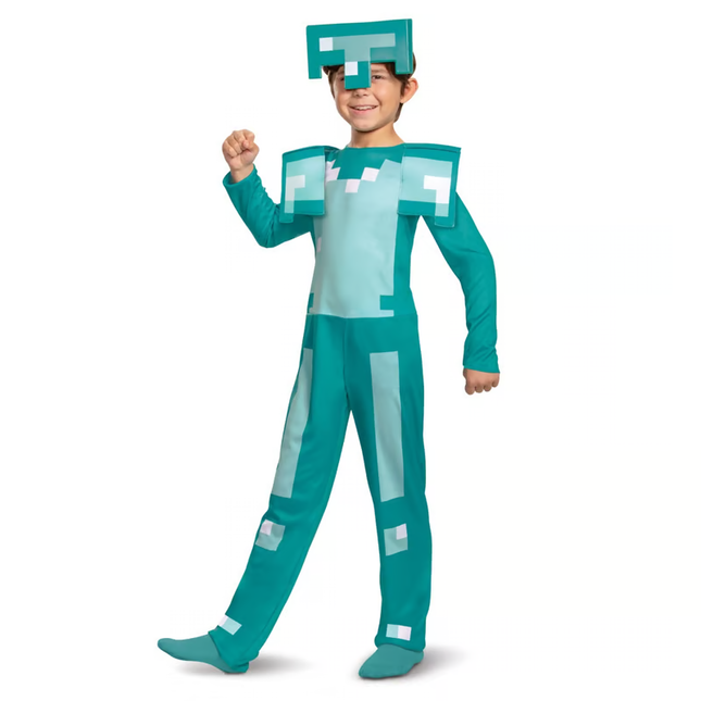 DISFRAZ MINECRAFT - ARMOR CLASSIC JUMPSUIT (T. 4 a 6)