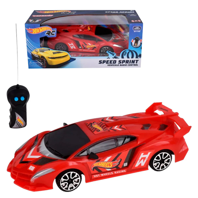 VEHICULO RC HOT WHEELS 1:24 SPEED SPRINT