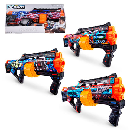 LANZA DARDOS LAST STAND SKINS CON 16 DARDOS X-SHOT