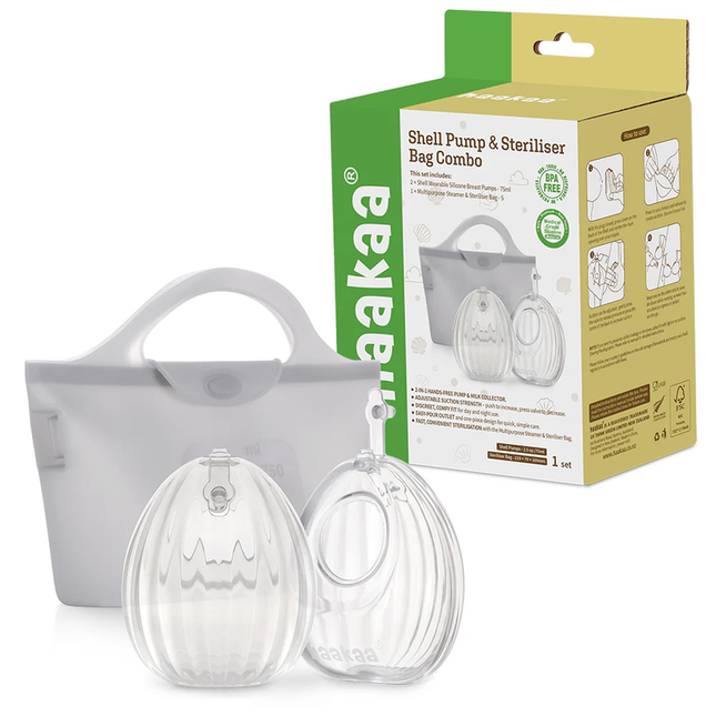 Set de 2 Shell de 75 ml más bolsa esterilizadora de 750 ml Default Title