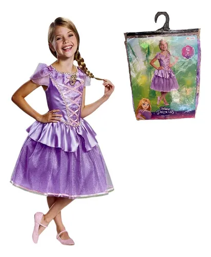 DISFRAZ DE PRINCESA -  RAPUNZEL  (TALLA S)