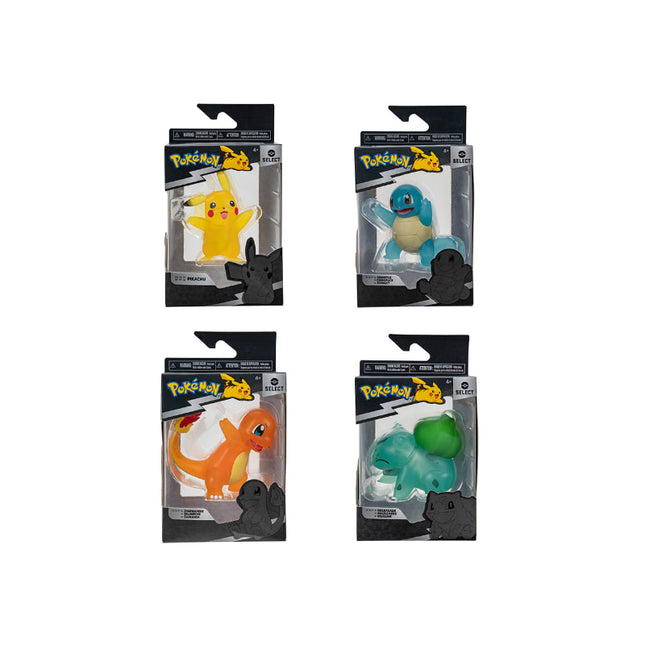 FIGURA TRANSPARENTE DE 5 A 8 CMS POKEMON "SURTIDO"