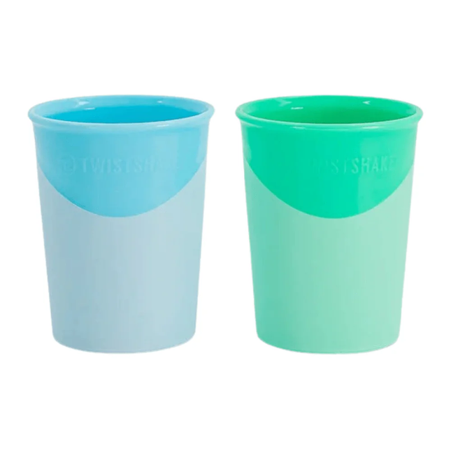 Vasos Twistshake 170ml 2 uns Azul / Verde Pastel