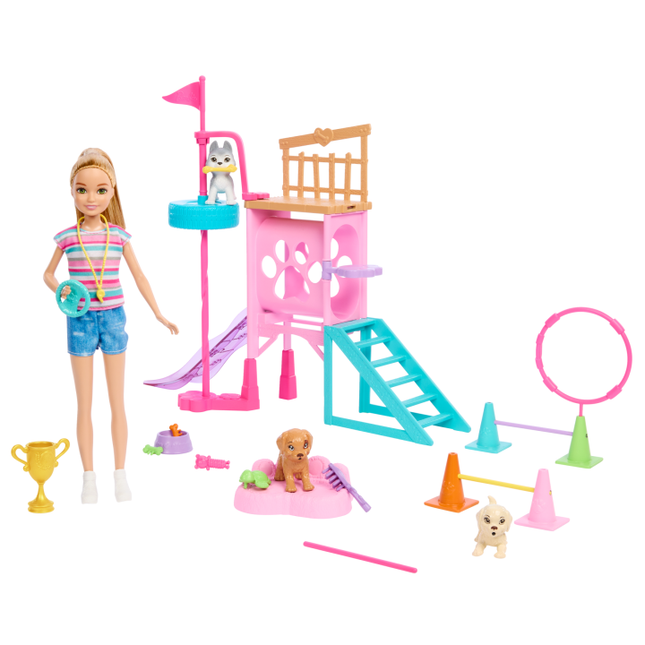 LAT BRB STACIE'S PUPPY PLAYGROUND PLAYSET
