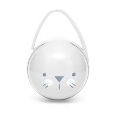 PORTA CHUPETE DUO HYGGE GRIS