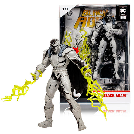 DC MCFARLANE BLACK ADAM CON COMIC