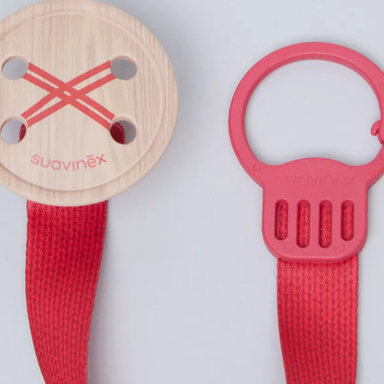 BROCHE CINTA BUTTON ROJA