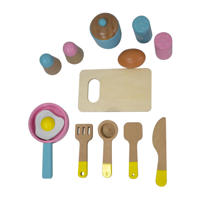 Accesorios De Cocina De Madera (13Pcs) Carton Box