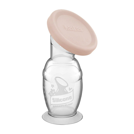 Gen. 2 Set de Recolector de leche de silicona mÃ¡s tapa - 100ml - Blush